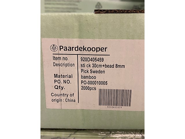 7x dozen a 2000 stuks zweedse steekvlagetjes - afbeelding 4 van  5
