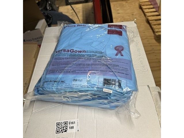7x dozen schorten, amd ritmed, blauw - afbeelding 1 van  4