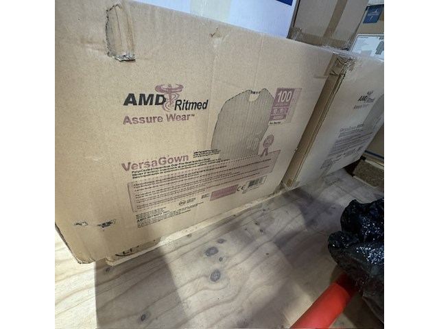7x dozen schorten, amd ritmed, blauw - afbeelding 3 van  4