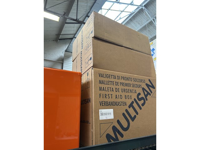 7x ehbo-koffer, verbanddoos 445x320x150 mm, multisan - afbeelding 3 van  4