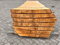7x eiken stam gezaagd, 80x930mm, lengte 240cm - afbeelding 3 van  3