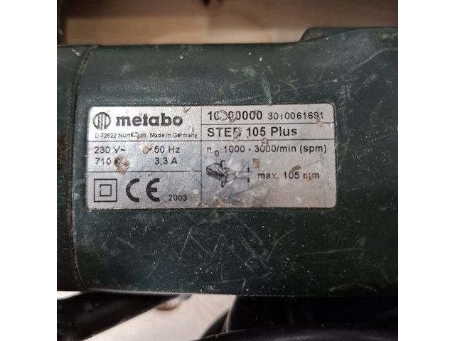 7x elektrisch handgereedschap, o.a. metabo, bosch - afbeelding 15 van  22