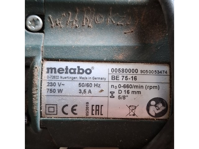 7x elektrisch handgereedschap, o.a. metabo, bosch - afbeelding 17 van  22