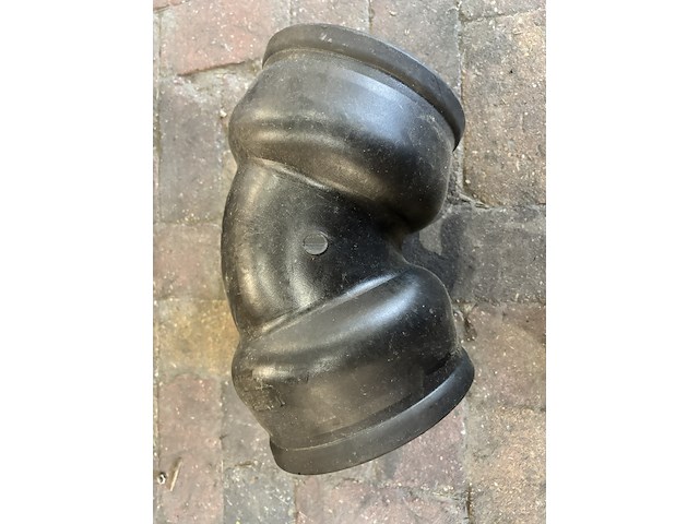 7x elektrolasbocht, plasson fusamatic lasmof, 45-elbow 160, zwart - afbeelding 3 van  5