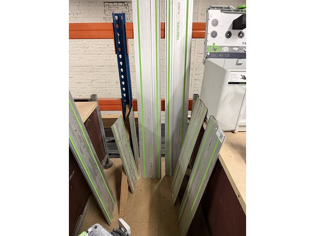 7x geleiderail (3 verschillende afmetingen) festool - afbeelding 1 van  6