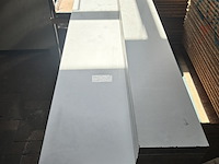 7x gemelamineerde meubelpanelen / interieurbouwpanelen, gemelamineerd, basic white (wit) - afbeelding 1 van  3
