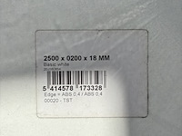7x gemelamineerde meubelpanelen / interieurbouwpanelen, gemelamineerd, basic white (wit) - afbeelding 2 van  3