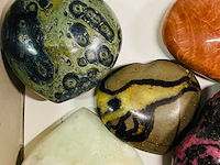 7x gepolijste harten diverse soorten - afbeelding 2 van  5