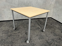 7x gispen - verrijdbare kantinetafel 80x80 - afbeelding 2 van  3