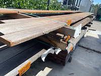 7x guyana ipé planken geschaafd, 21x70mm, lengte 1/330cm, 6/455cm - afbeelding 2 van  3