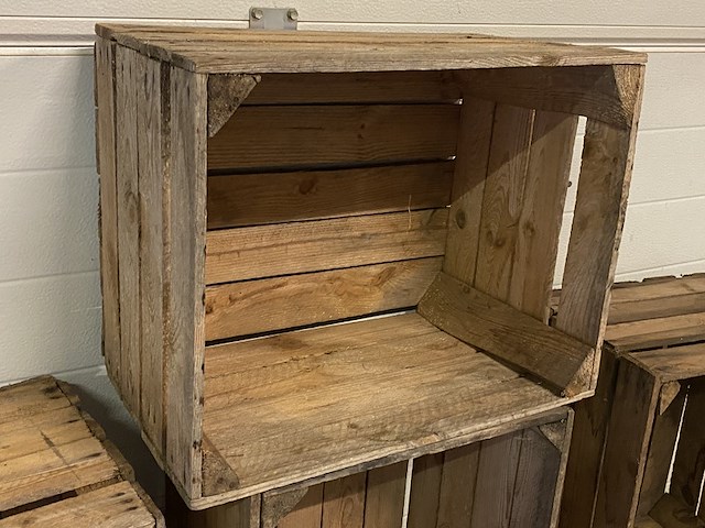 7x houten kist (stapelbaar) - afbeelding 3 van  3