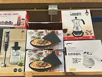 7x huishoudelijke apparaten, keukenapparatuur, w.o. braun, cooking, bialetti