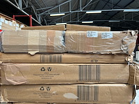 7x inklapbare tafel, vouwtafel 180x70x73 cm, xdays, zwart - afbeelding 2 van  5
