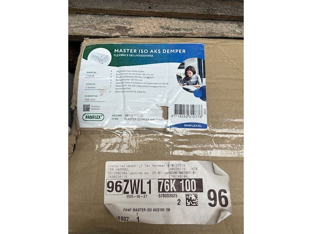 7x installatiemateriaal w.o. flexibele geluidsdempers - afbeelding 2 van  5