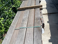 7x ipé planken geschaafd, 21x145mm, lengte 490cm - afbeelding 1 van  3