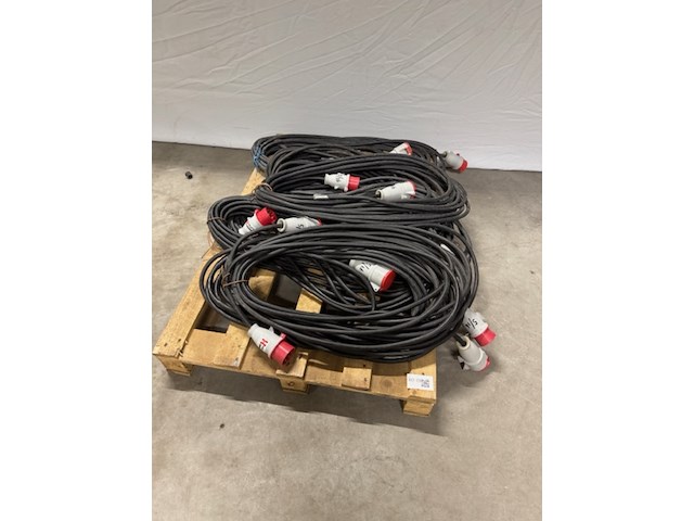 7x krachtstroomkabel - afbeelding 1 van  3