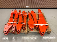 7x kubota graafmachine lepelsteel - afbeelding 2 van  7