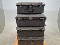 7x kunststof transportkoffer, libervit