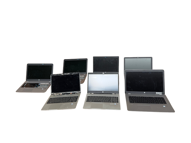 7x laptop, hp - afbeelding 1 van  13