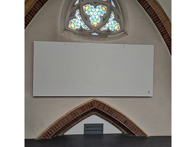 7x (locatie deventer) geluidsreducerende prikborden, wit - afbeelding 1 van  14