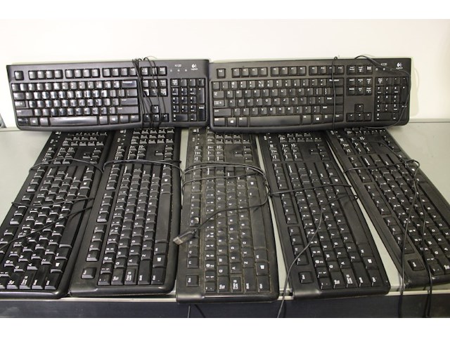7x logitech k120 usb keyboard - afbeelding 2 van  9