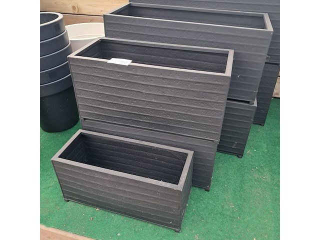 7x metalen bloembak, ts collection - afbeelding 2 van  11