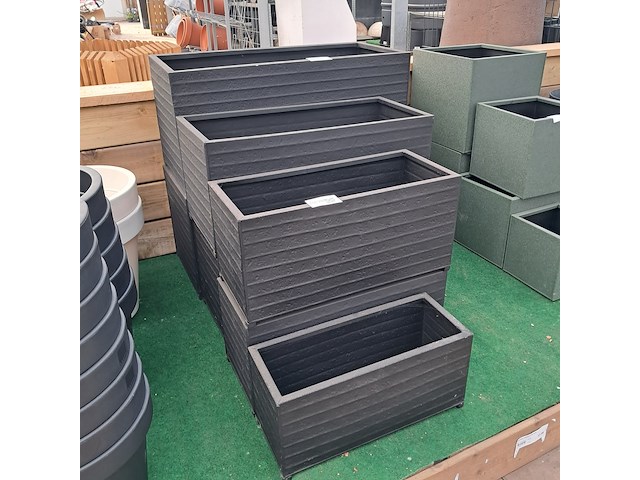 7x metalen bloembak, ts collection - afbeelding 5 van  11