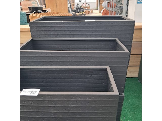 7x metalen bloembak, ts collection - afbeelding 8 van  11