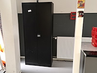 7x metalen draaideurkast, zwart - afbeelding 4 van  4