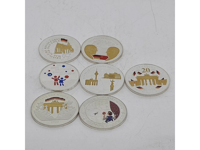 7x munt - afbeelding 1 van  9