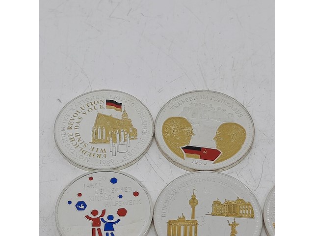 7x munt - afbeelding 2 van  9