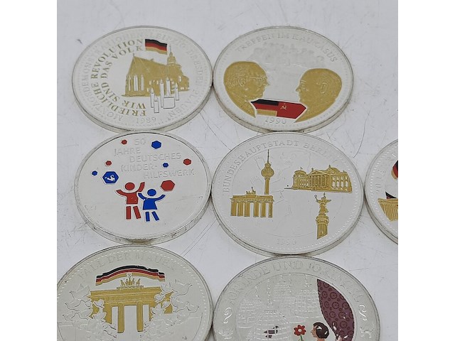 7x munt - afbeelding 3 van  9