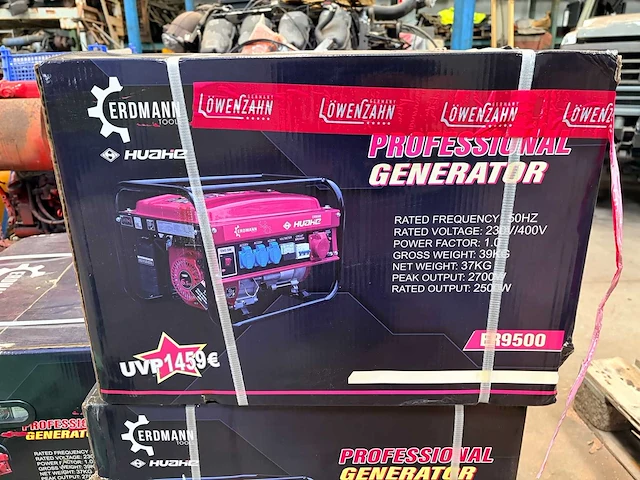 7x nieuwe benzine stroomgeneratoren erdmann er9500 & bauer g-3000-1 – 2.300/2.500 w - afbeelding 11 van  16