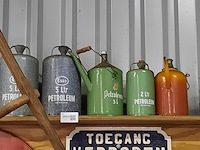 7x nostalgische petroleum schenkkan - afbeelding 3 van  5