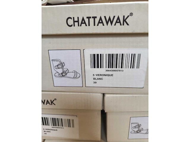 7x paar sandalen chattawak - afbeelding 3 van  4