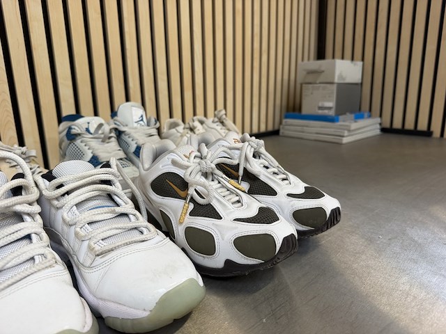 7x paar sneakers (maat 36.5, 37, 37.5), nike, filling pieces, jordan 4, jordan 11, air max muse veneda carter, air max 1, air force 1 - afbeelding 10 van  10