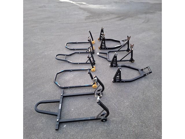 7x paddockstand, o.a. proworks en cruizer, zwart - afbeelding 3 van  7
