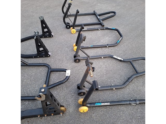 7x paddockstand, o.a. proworks en cruizer, zwart - afbeelding 7 van  7
