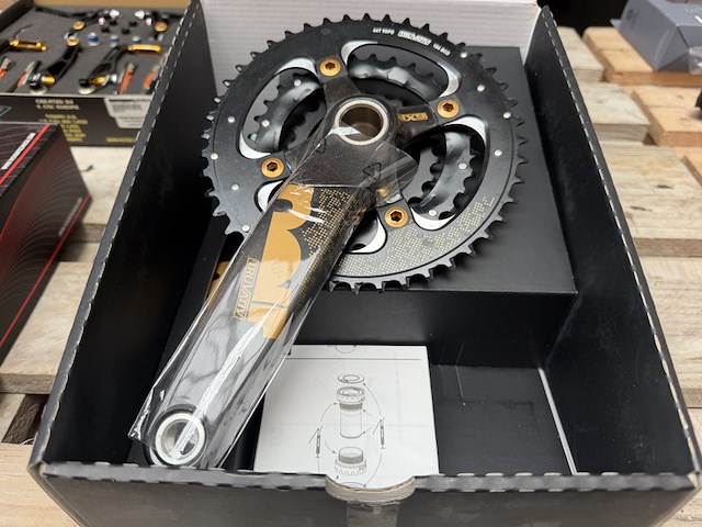 7x racefiets onderdelen w.o. cassette, v-brake set sram - afbeelding 4 van  13