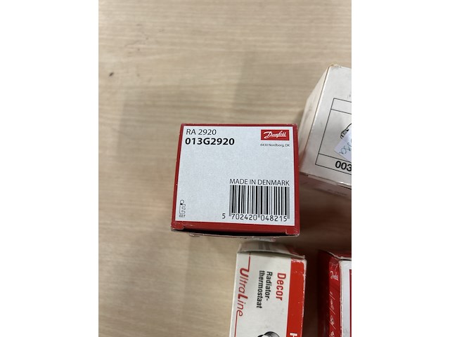 7x radiator thermostaat, w.o. honeywell, danfuss - afbeelding 5 van  5