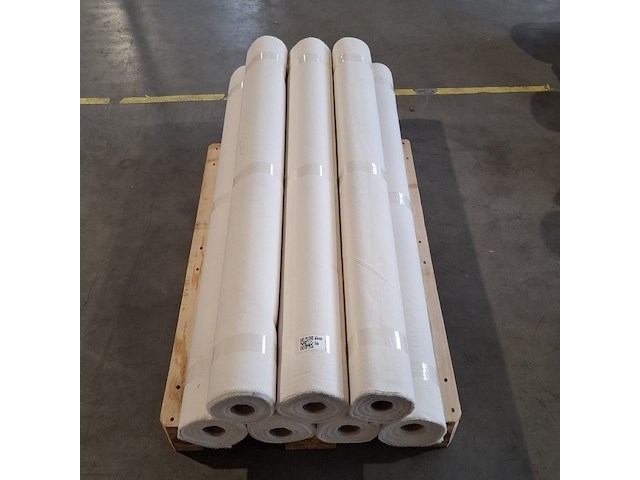 7x rol canvas bekledingsstof, ecru - afbeelding 3 van  4