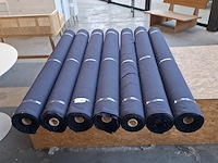 7x rol fijn schaduwdoek | brandwerend, marineblauw - afbeelding 1 van  7