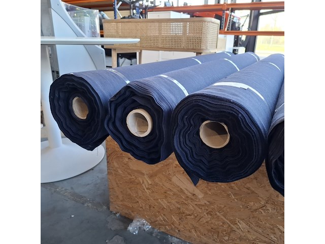 7x rol fijn schaduwdoek | brandwerend, marineblauw - afbeelding 5 van  7