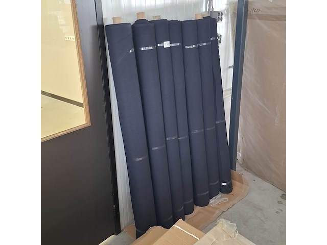 7x rol fijne schaduwdoek, marineblauw - afbeelding 3 van  10