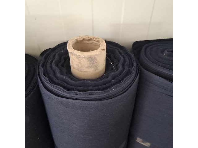 7x rol fijne schaduwdoek, marineblauw - afbeelding 7 van  10