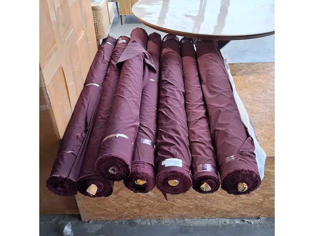 7x rol gladde gordijnstof, lichtdicht - afbeelding 2 van  4