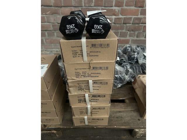 7x set van 2 dumbbells van 2 kg active panther - afbeelding 1 van  5