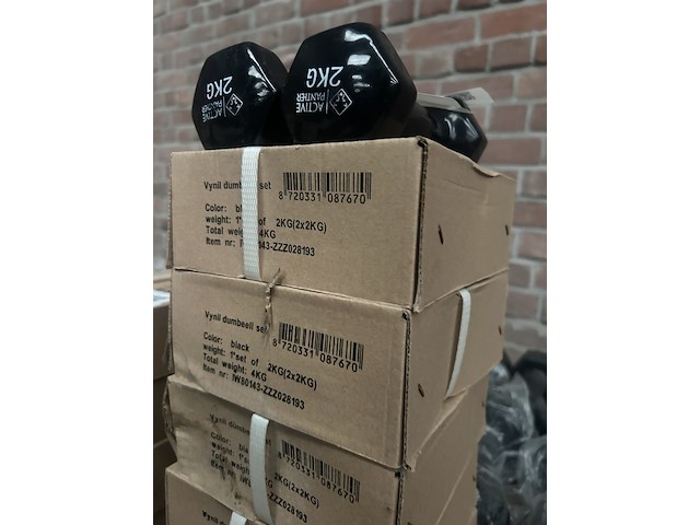 7x set van 2 dumbbells van 2 kg active panther - afbeelding 4 van  5