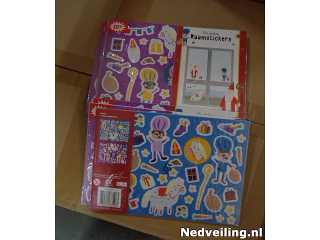 7x sinterklaas raamstickers 70+ - afbeelding 2 van  3
