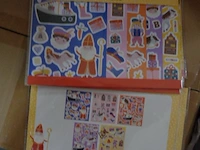 7x sinterklaas stickers 85+